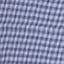 Baumwollpopeline garngefärbt Vichy Karo 2mm - royalblau