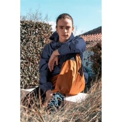 Softshell Uni meliert - dunkelblau