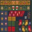 Baumwollpopeline Digital Panel Adventskalender - dunkelblau