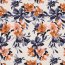 French Terry Digital Blumen - creme