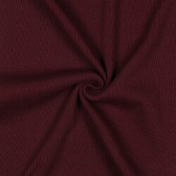Ripp Strickbündchen Organic - dunkeltraube