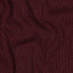 Ripp Strickbündchen Organic - dunkeltraube