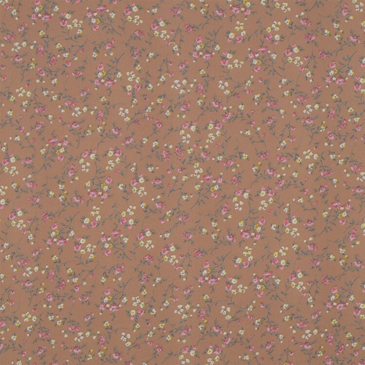 Chiffon Blumen - kamel