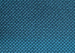 Folienjersey Meerjungfrauschuppen Hologramm Uni - blau