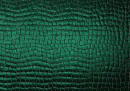 Folienjersey Reptiloptik Uni - grün