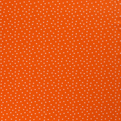 Baumwolljersey Blümchen - orange