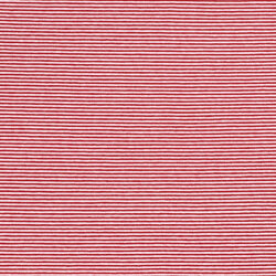 Baumwolljersey  Streifen 3mm - rot