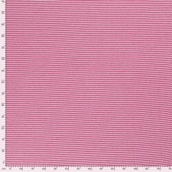 Baumwolljersey   Streifen 1mm - pink