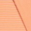 Baumwolljersey   Streifen 1mm - orange