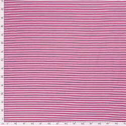 Baumwolljersey   Streifen 5mm - pink