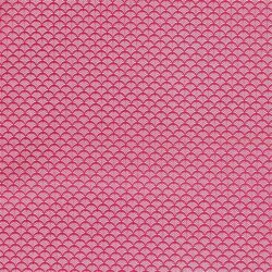 Baumwollpopeline Fächermuster - pink