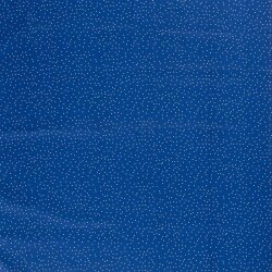 Baumwollpopeline Sprenkel - kobaltblau