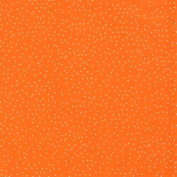 Baumwollpopeline Sprenkel - orange