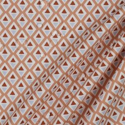 Beschichtete Baumwolle Mini Rauten - hellaprikot