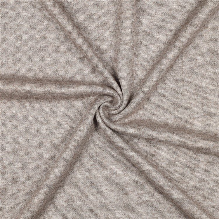 Strickstoff *Vera* Viskose-Mix  - taupe Meliert