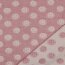 Musselin Smiley 2-SIDE - pink / ECRU