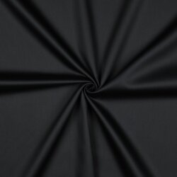 Baumwollsatin - schwarz
