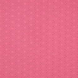 Musselin Bestickt Blumen - pink