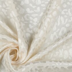 Viskose Jacquard Leo - creme