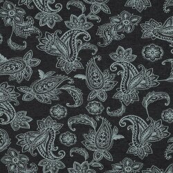 Ganzjahressweat  Paisley - anthrazit meliert