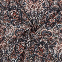 Canvas Digital Ornamente - indigoblau