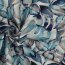 Canvas Digital Aquarell Monsterablätter - blau