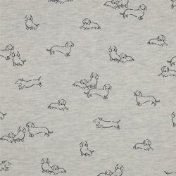 Ganzjahressweat  Hunde - creme meliert