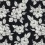 Canvas Digital Blumen - schwarz
