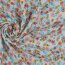 Musselin Blumenmeer - weiss/pink
