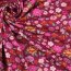 Baumwolljersey Organic Digital Blumen - kirsche