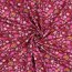 Baumwolljersey Organic Digital Blumen - kirsche