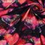 Baumwolljersey Digital Neon Herzen - dunkelblau / CORAL