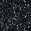 Baumwolljersey Blumenschatten - blau