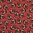 Viskose Jersey Blumen - KETCHUP RED