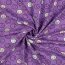 Baumwolljersey GLOW IN THE DARK Smiley - lila