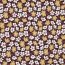 Baumwolljersey Glitzer Blumen - weinrot