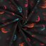 Softshell Digital pinke Planeten - schwarz