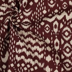 Canvas Boho - weinrot