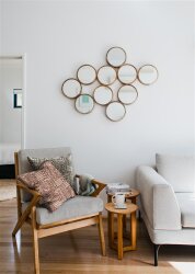 Canvas Boho - weinrot