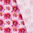 Musselin pinker Blütentraum - cremeweiss