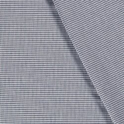Baumwollpopeline garngefärbt Vichy Karo 2mm - nachtblau