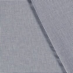 Baumwollpopeline garngefärbt Vichy Karo 2mm - nachtblau