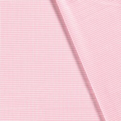 Baumwollpopeline garngefärbt Vichy Karo 2mm - rosa