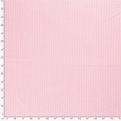 Baumwollpopeline garngefärbt Vichy Karo 2mm - rosa