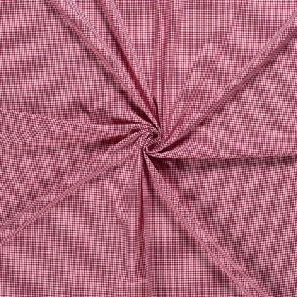 Baumwolle - Vichy Karo 2mm rot