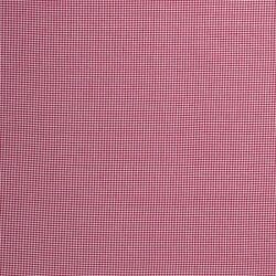 Baumwollpopeline garngefärbt Vichy Karo 2mm - rot