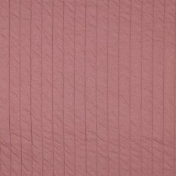 Baumwolljersey Gesteppt Streifen - antikpink