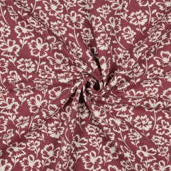 Ganzjahressweat Soft Blumen - quarzrosa