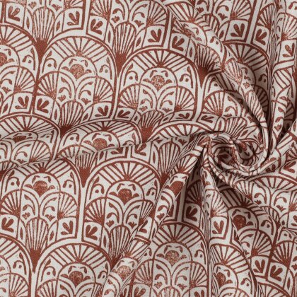Canvas Digital orientalische Schuppen - karamell