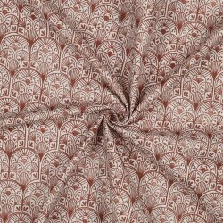 Canvas Digital orientalische Schuppen - karamell